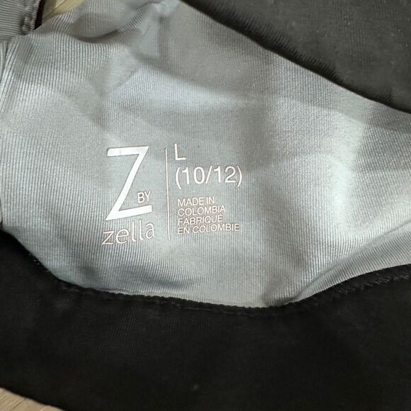 Zella Girl Sports Bra, Black, Size L (10/12) - Picture 3 of 3